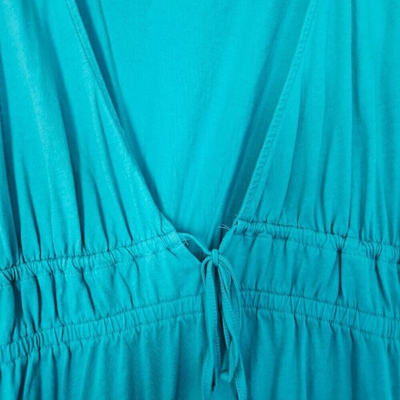 Lands' End Dress, sleeveless cover up, pockets, size XL 18-20 - Picture 2 of 7